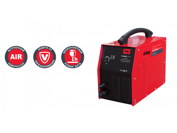 Аппарат плазменной резки со встроенным компрессором FUBAG Plasma 25 AIR Аппарат плазменной резки со встроенным компрессором FUBAG Plasma 25 AIR