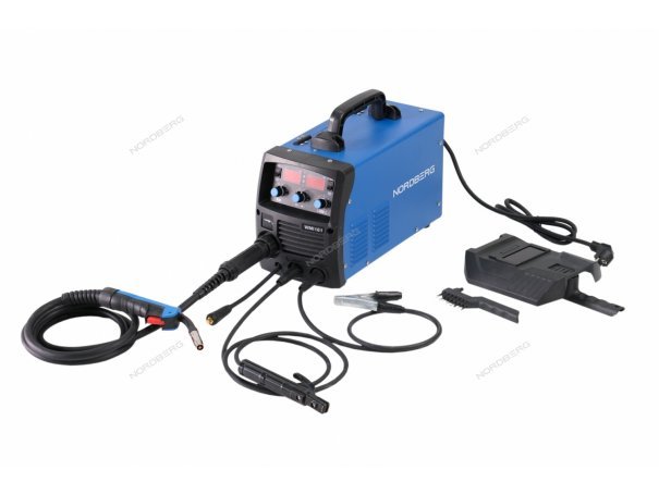 АППАРАТ СВАРОЧНЫЙ инверторный MIG+MMA, 220V NORDBERG WMI181 АППАРАТ СВАРОЧНЫЙ инверторный MIG+MMA, 220V NORDBERG WMI181
