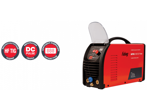 Сварочный инвертор   с горелкой FUBAG FB TIG 26 5P 4 М + газ.шланг 4м FUBAG INTIG 180 DC Pulse