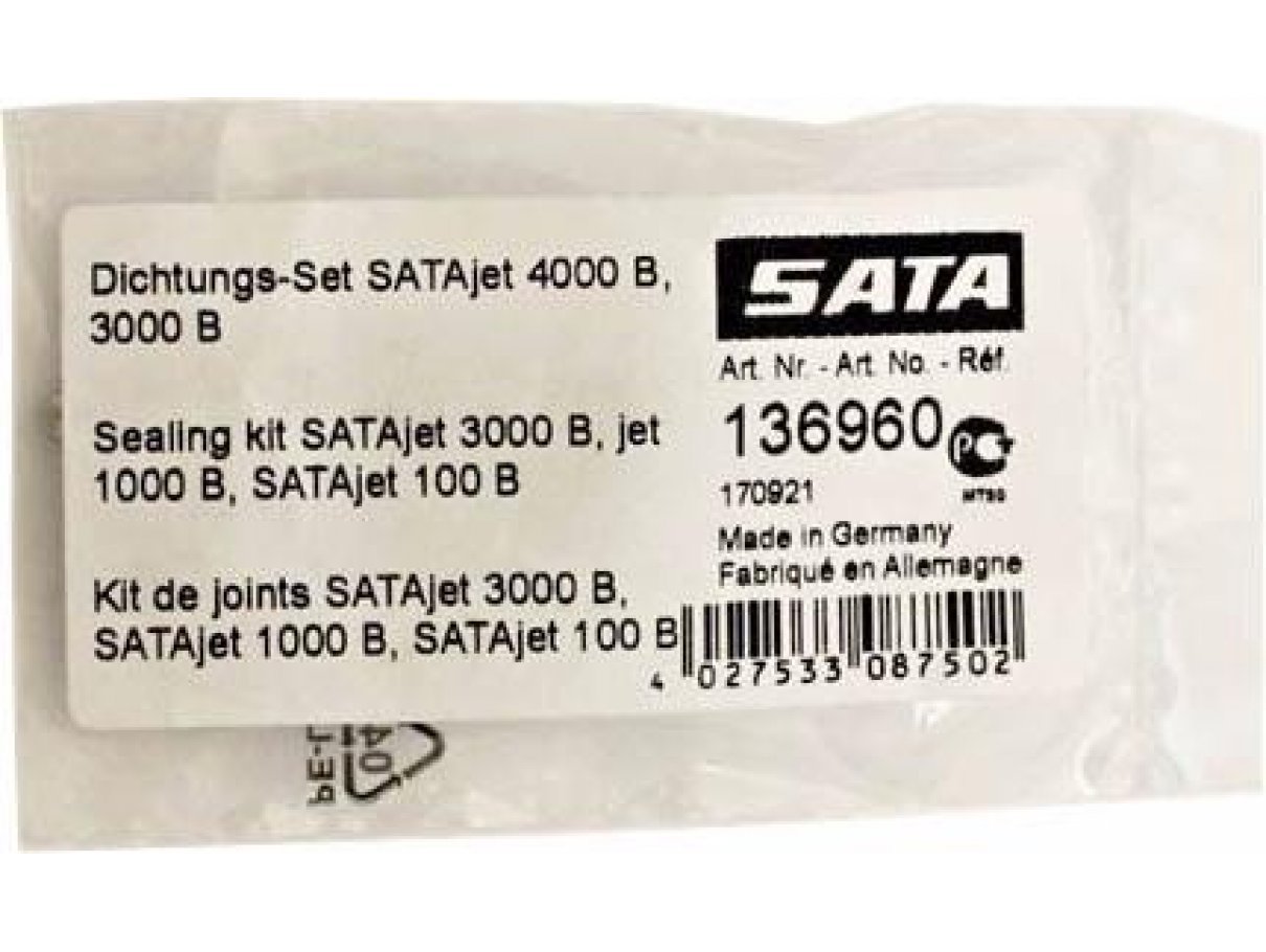 НАБОР уплотнительных колец для JET 4000, 3000 SATA 136960 НАБОР уплотнительных колец для JET 4000, 3000 SATA 136960
