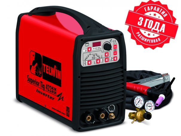 Сварочный аппарат SUPERIOR TIG 422 AC/DC-HF/LIFT 400V+ACC Сварочный аппарат SUPERIOR TIG 422 AC/DC-HF/LIFT 400V+ACC