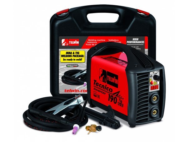 Сварочный аппарат TECNICA 190 TIG/MMA DC LIFT VRD PL.C.CASE Сварочный аппарат TECNICA 190 TIG/MMA DC LIFT VRD PL.C.CASE