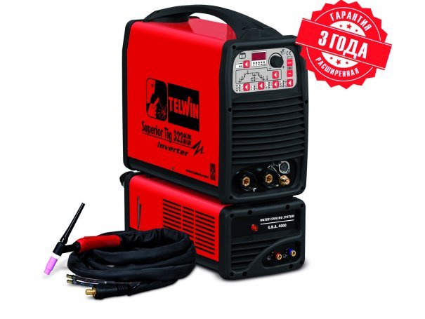 Сварочный аппарат SUPERIOR TIG 322 AC/DC HF/LIFT 400V AQUA Сварочный аппарат SUPERIOR TIG 322 AC/DC HF/LIFT 400V AQUA