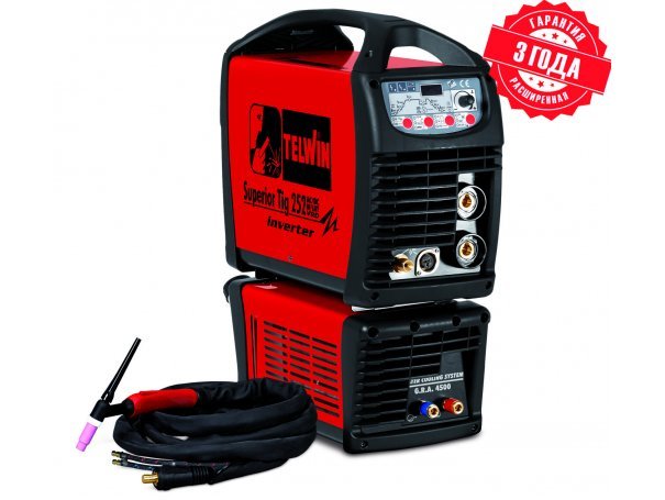 Сварочный аппарат SUPERIOR TIG 252 AC/DC HF/LIFT VRD AQUA Сварочный аппарат SUPERIOR TIG 252 AC/DC HF/LIFT VRD AQUA