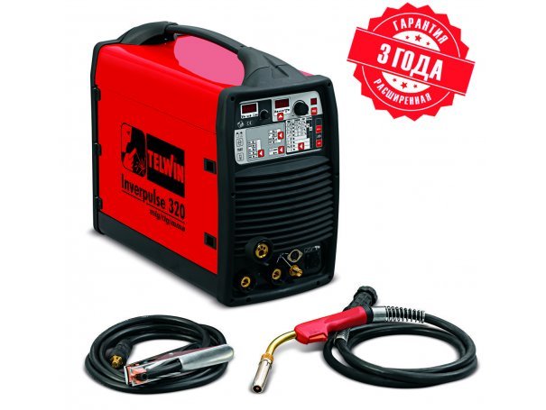 Сварочный полуавтомат INVERPULSE 320 MIG/TIG/MMA 400V + ACC