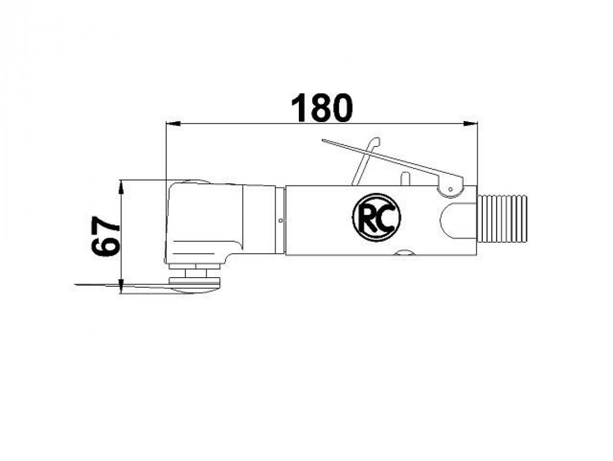 Машинка пневматическая для удаления стёкол Rodcraft 6605RE Машинка пневматическая для удаления стёкол Rodcraft 6605RE